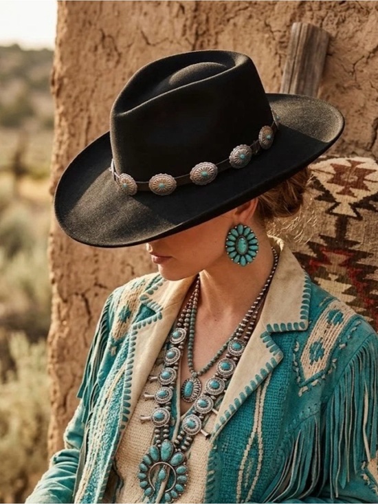 Scala Accessories - Costal cowgirl boho bohemian summer hat